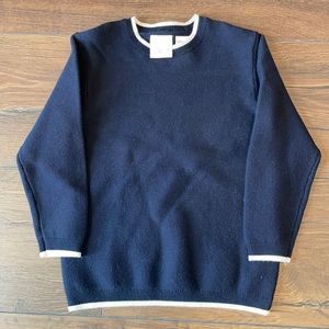 Zara navy boys sweater worn once